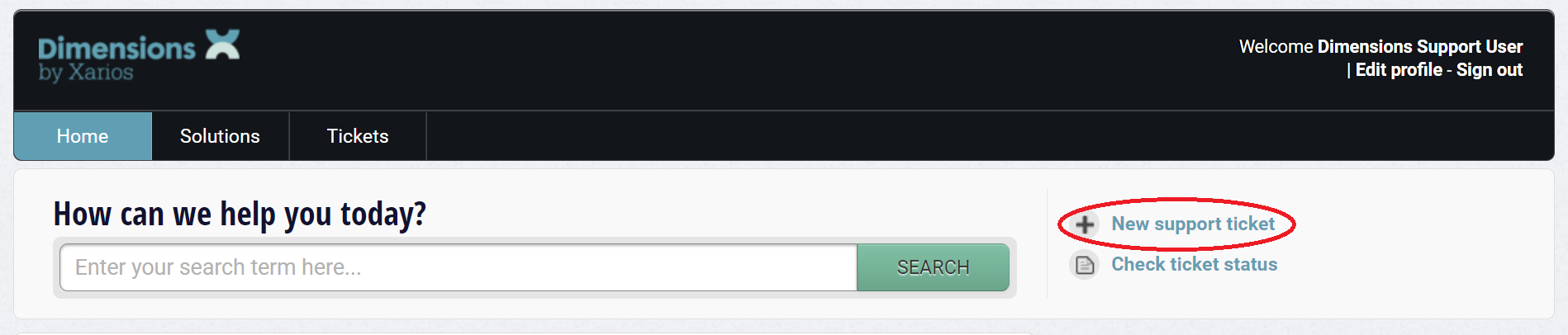 Support Raise Ticket
